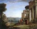 Claude Lorrain (1604/1605 - 1682): Aeneas s Dido Karthagban (1676) - francia barokk